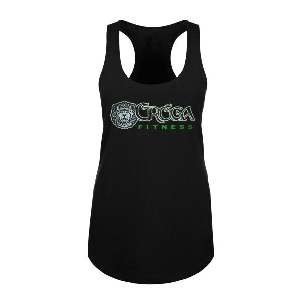 CROGA FITNESS LOGO - WOMEN'S FITTED TANK TOP - $QZP365$ Thumbnail