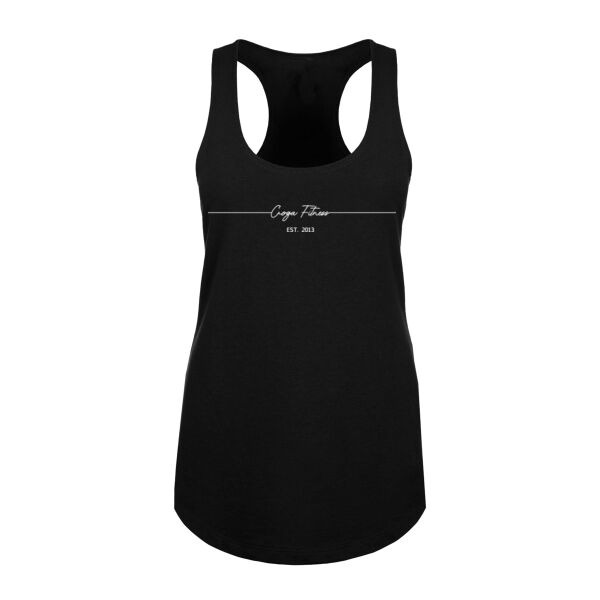 SCRIPT - WOMEN'S FITTED TANK TOP Thumbnail